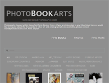 Tablet Screenshot of photobookarts.com